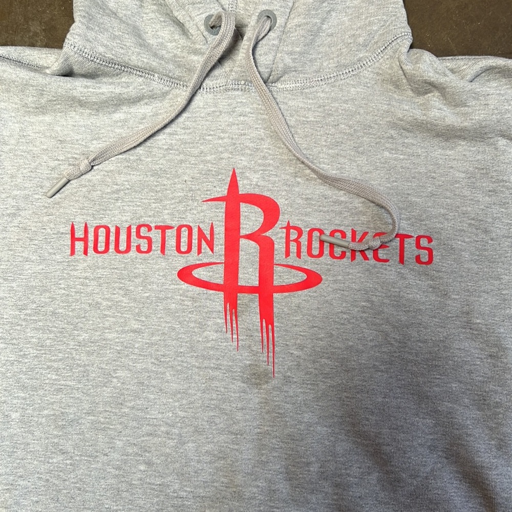 Converse Mens Houston Rockets sweatshirt Grey size XL - Picture 2 of 7